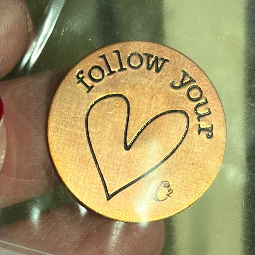 Origami owl large rose gold plate